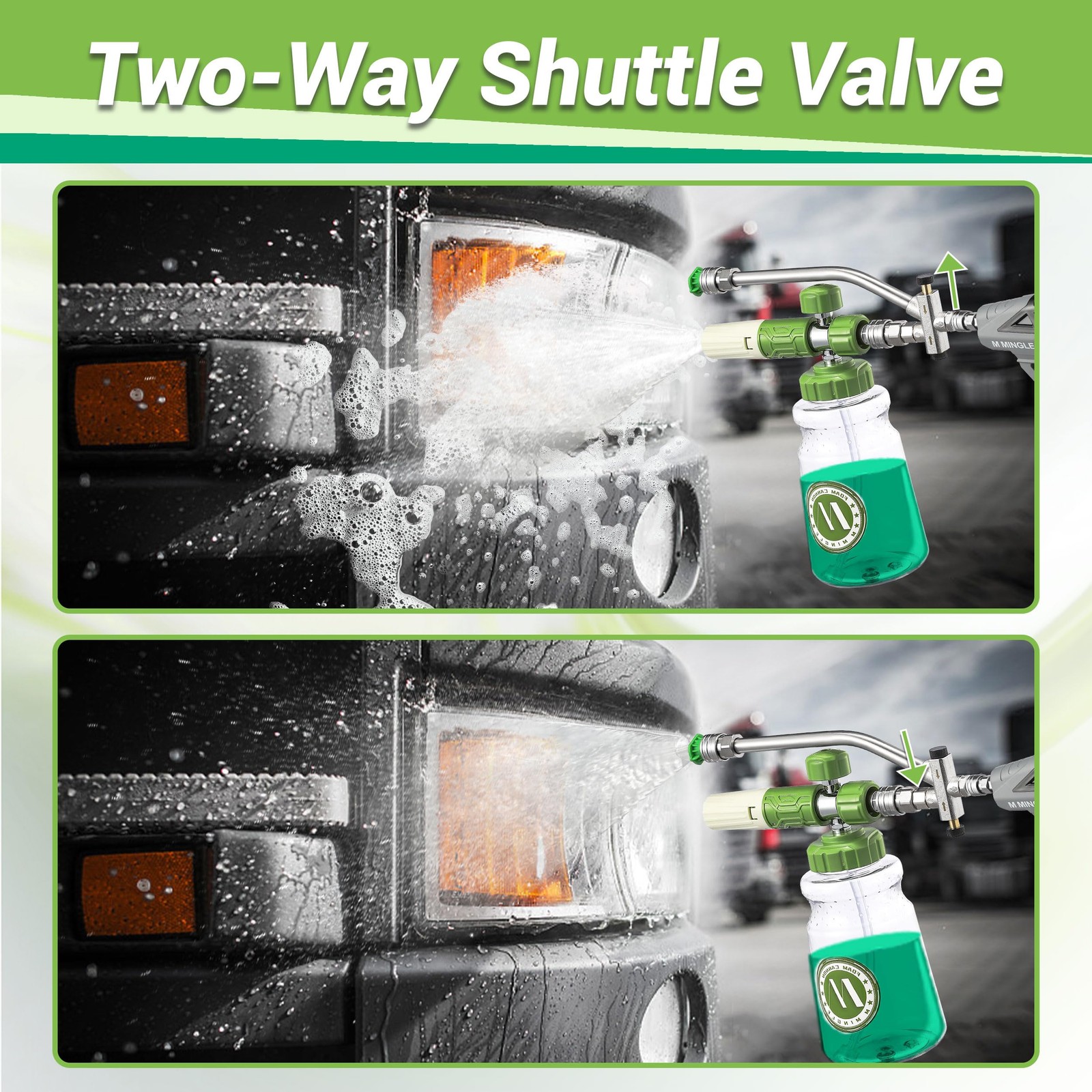 Dual Lance Pressure Washer Wand for Foam Cannon