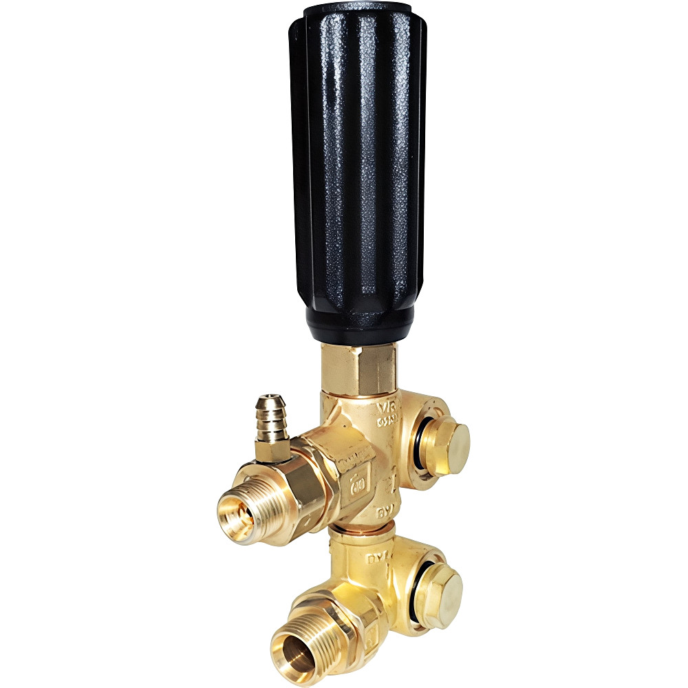 AR22206 Gymatic VR35 Unloader Valve 5GPM 4000PSI Annovi Reverberi Brass