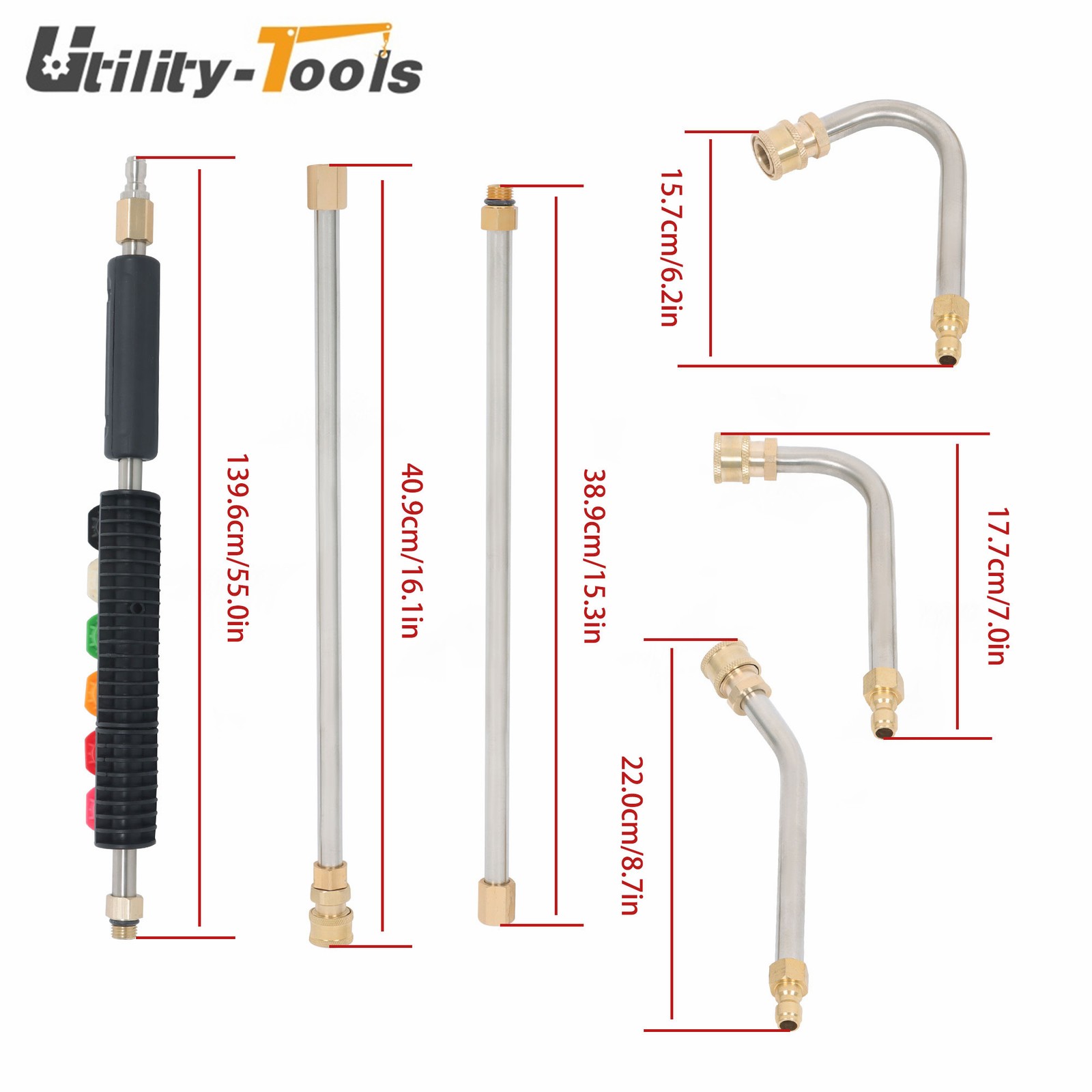 97 Inch Extension Wand Replaceable Upgraded Power Washer Pressure Washer