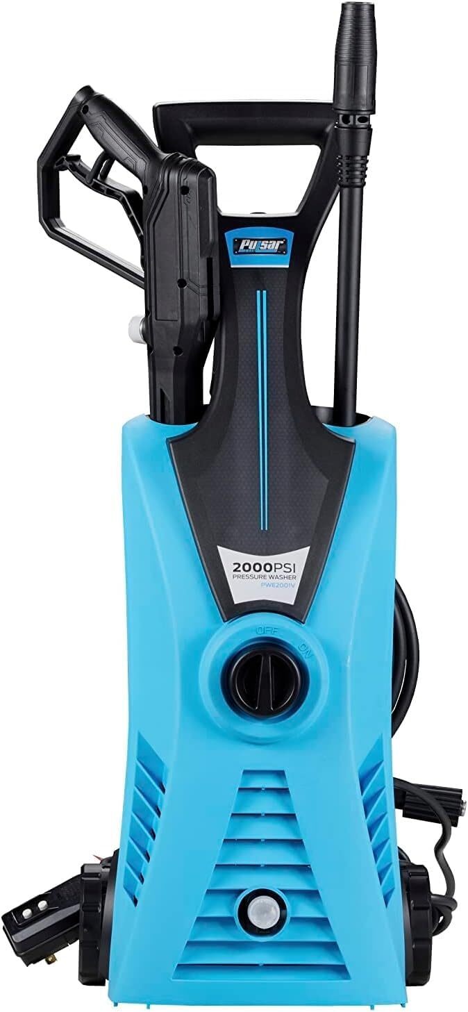 Pulsar PWE2001V Electric Portable High Pressure Washer, PSI 2000, Cleans Cars