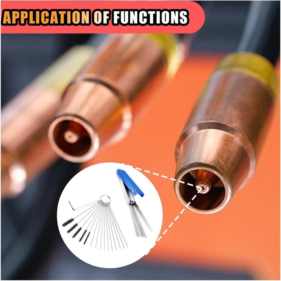 Carburetor Jet Cleaning Kit 29pc Stainless Needles Brushes Torch Tip Tool Set