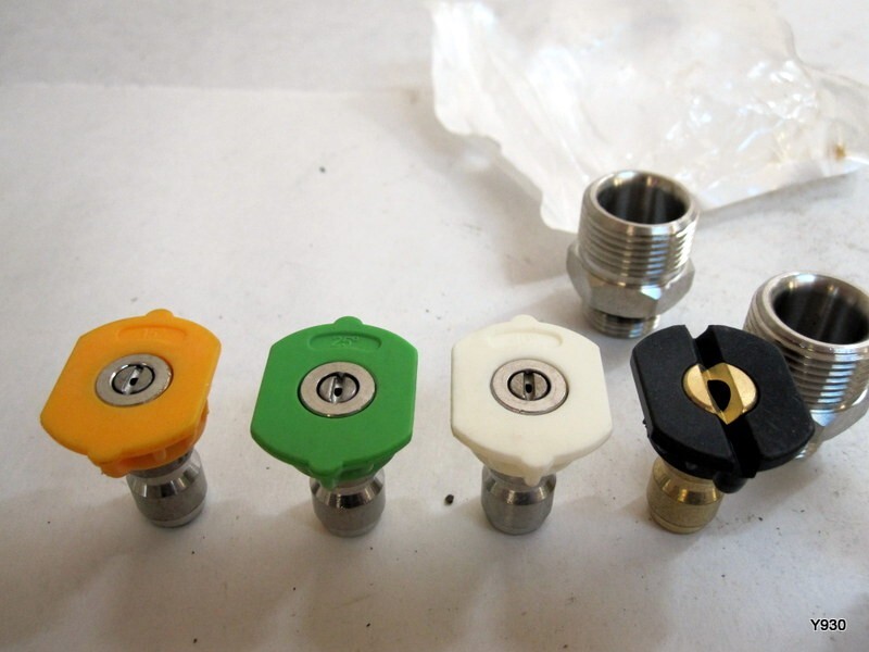 1/4″ Stainless Steel Quick Connect Spray Nozzle 7 Piece Kit