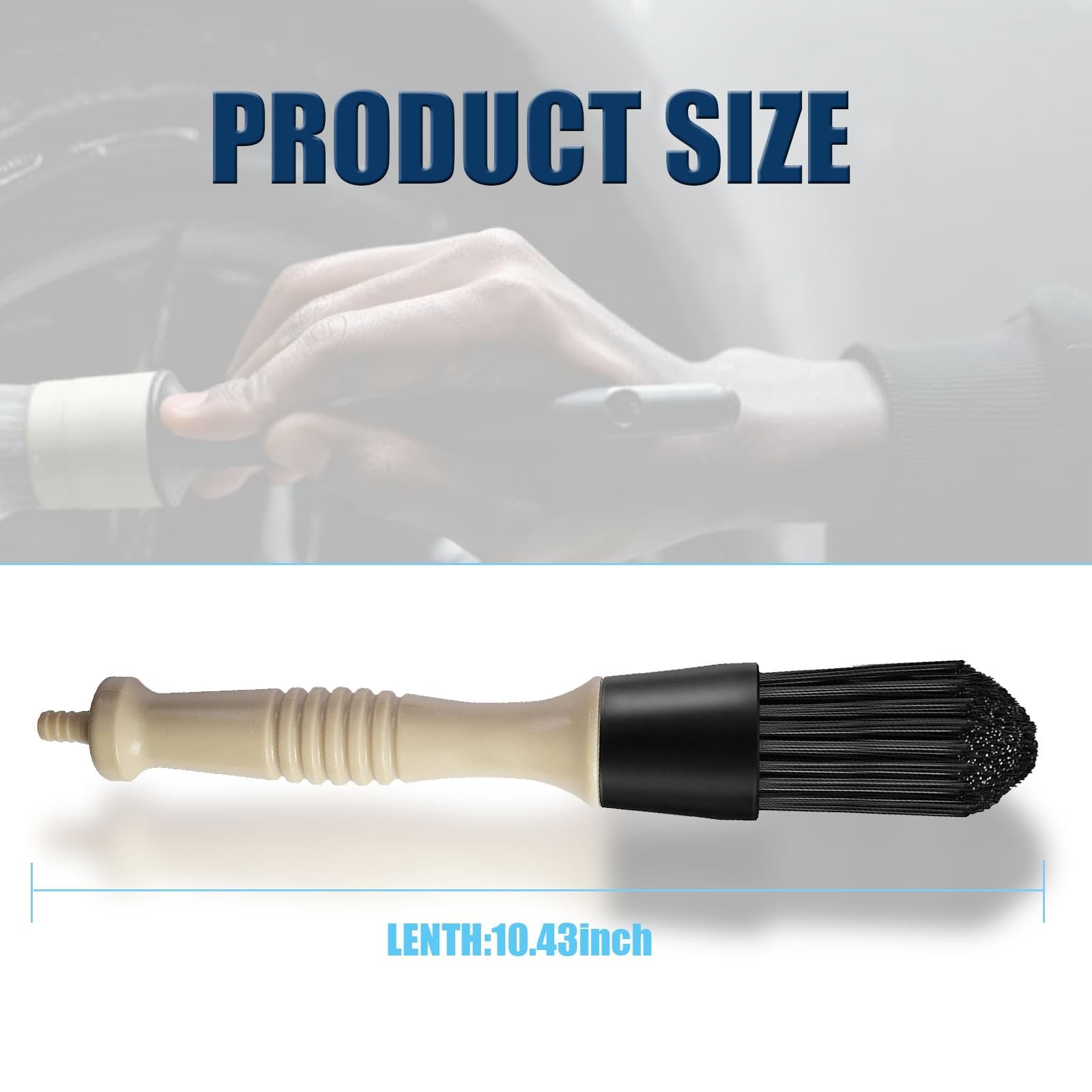 Flow-Thru Parts Washer Brush Wear Resistant Cleaning White