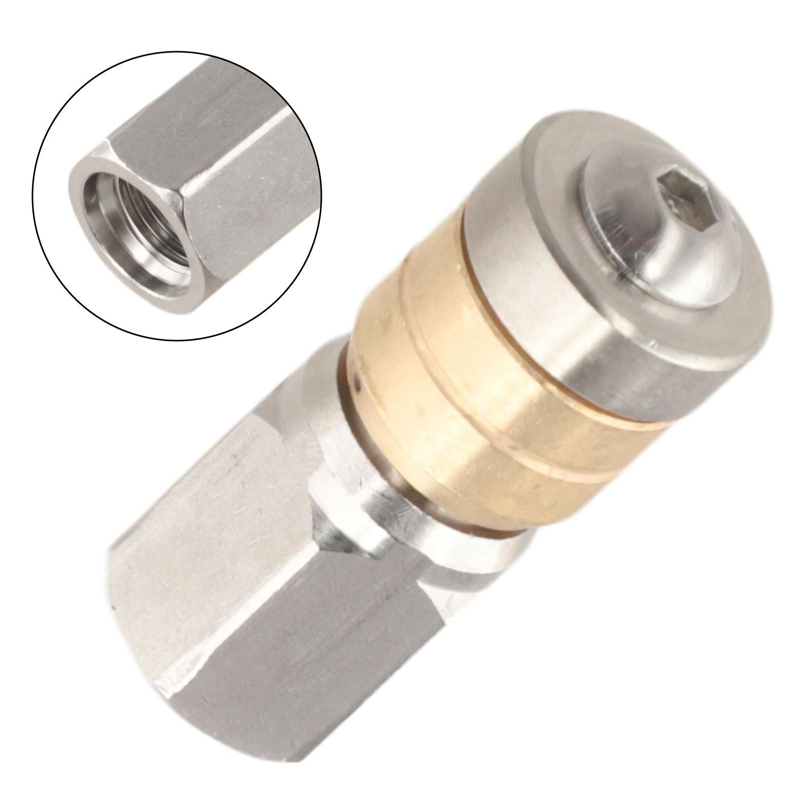 High Pressure Washer Rotating Nozzle ?C 1/8″ Female Thread, For Pipe Cleaning