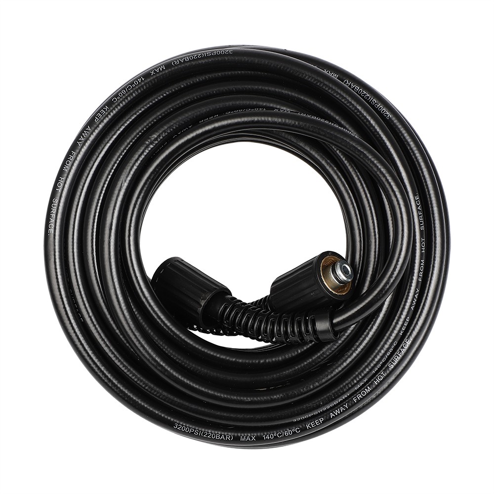 50FT 3200PSI High Power Pressure Washer Hose Cleaner Extension Pipe 3/8″