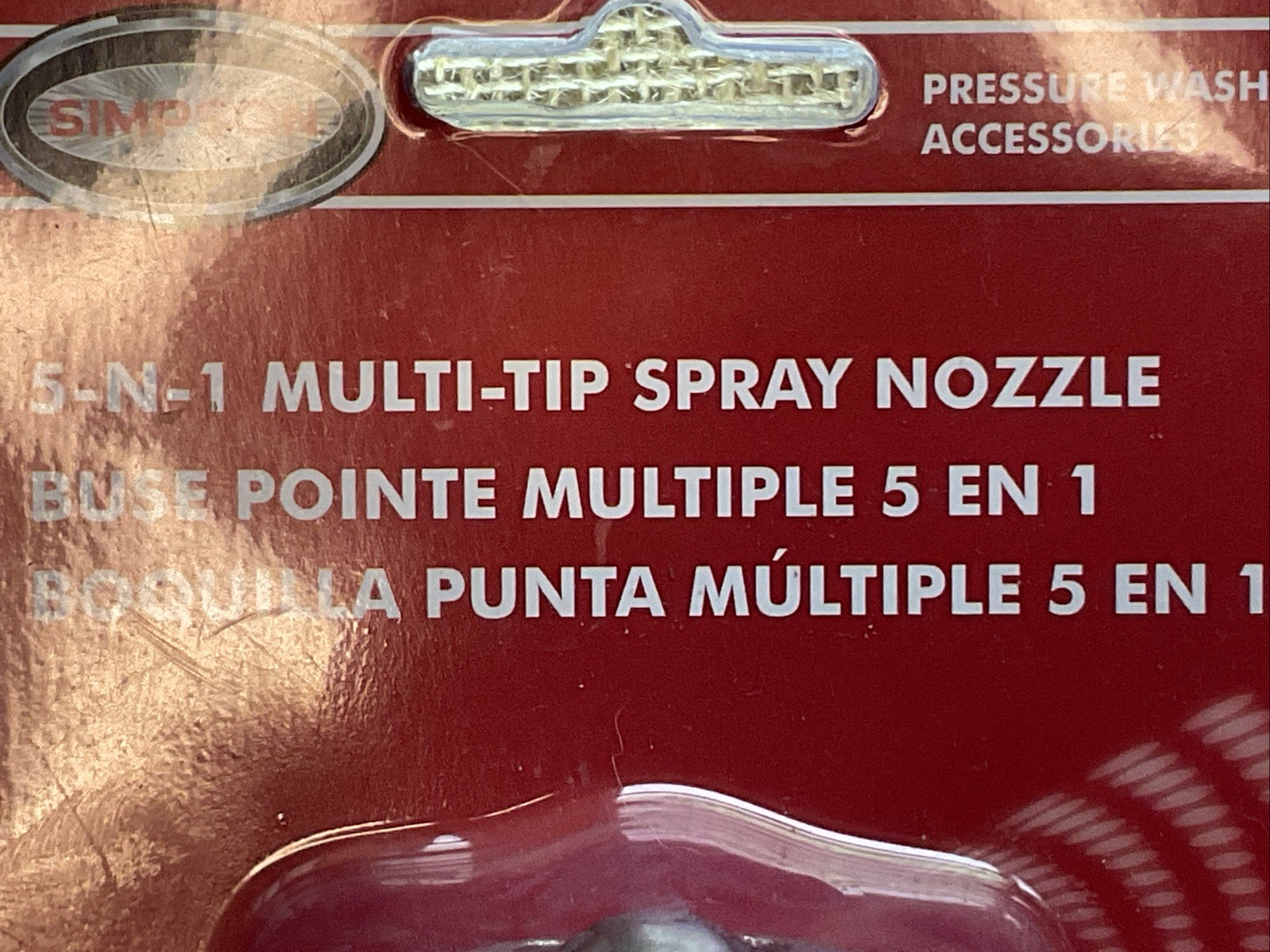 NEW💫Simpson 80142 5-N-1 Multi-Tip Spray Nozzle ,Pressure Washer, Up To 3600 PSI