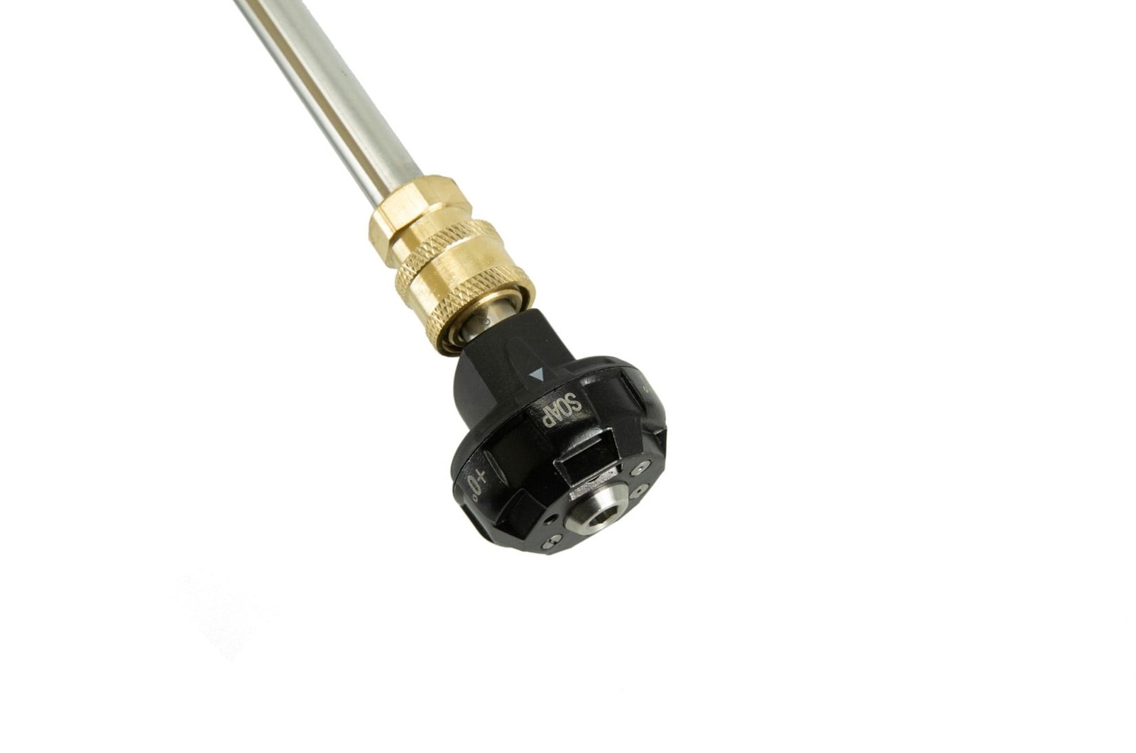Universal 1/4″ Quick Connect 6-in-1 Pressure Washer Nozzle, Black