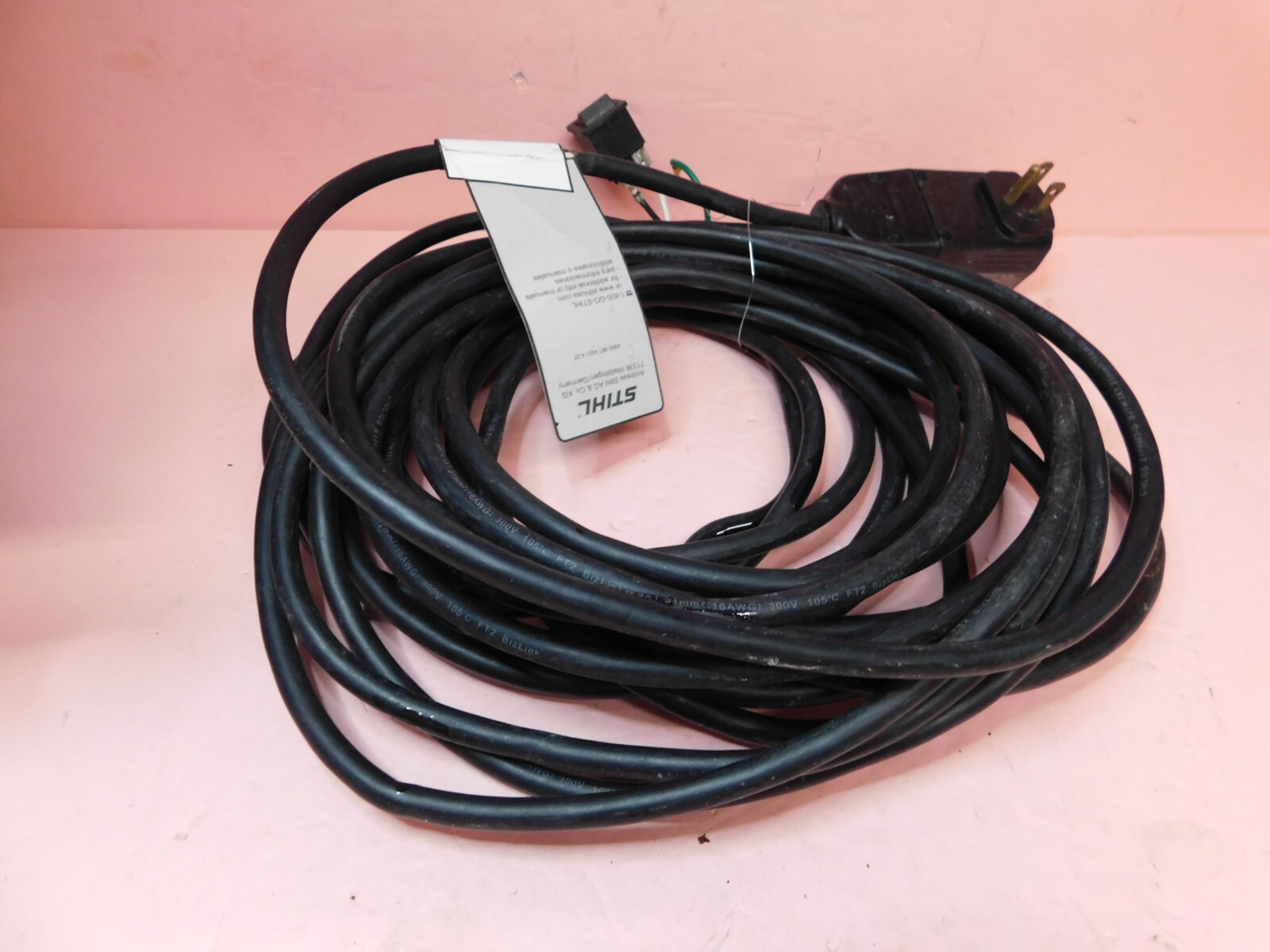 POWER CORD FOR STIHL RE110 PRESSURE WASHER —- BOX 2921 NV