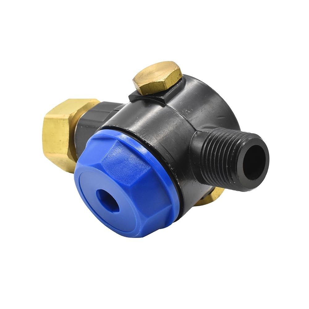 PW7204 Water Inlet Filter 3/4 Inch Female NH 1/2 Inch MNPT Blue Hardware Tool