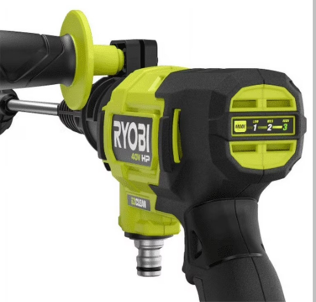 Ryobi 40V HP EZClean Cordless Brushless Pressure Washer 600 PSI w/ Accessories