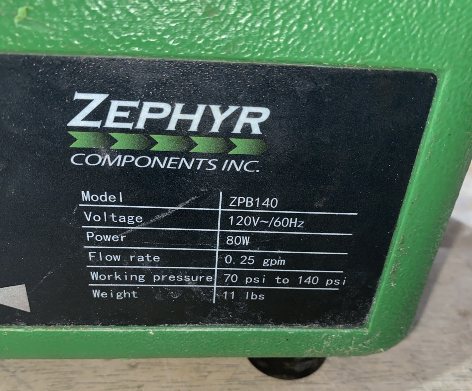 Port-A-Blaster ZPB140 Zephyr HVAC Coil Cleaning Portable Pressure Washer
