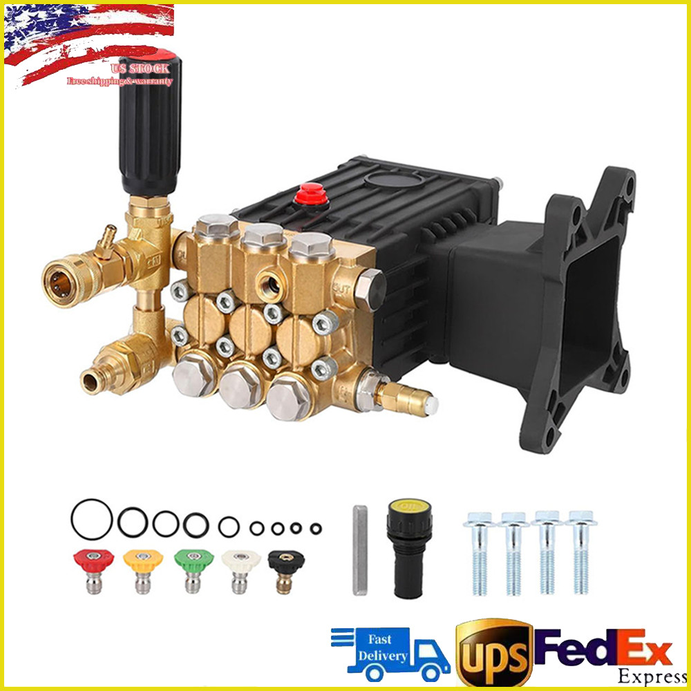 Pressure Washer Pump, 4000 PSI Max 4.4 GPM, Replacement Power Washer Pump Kits