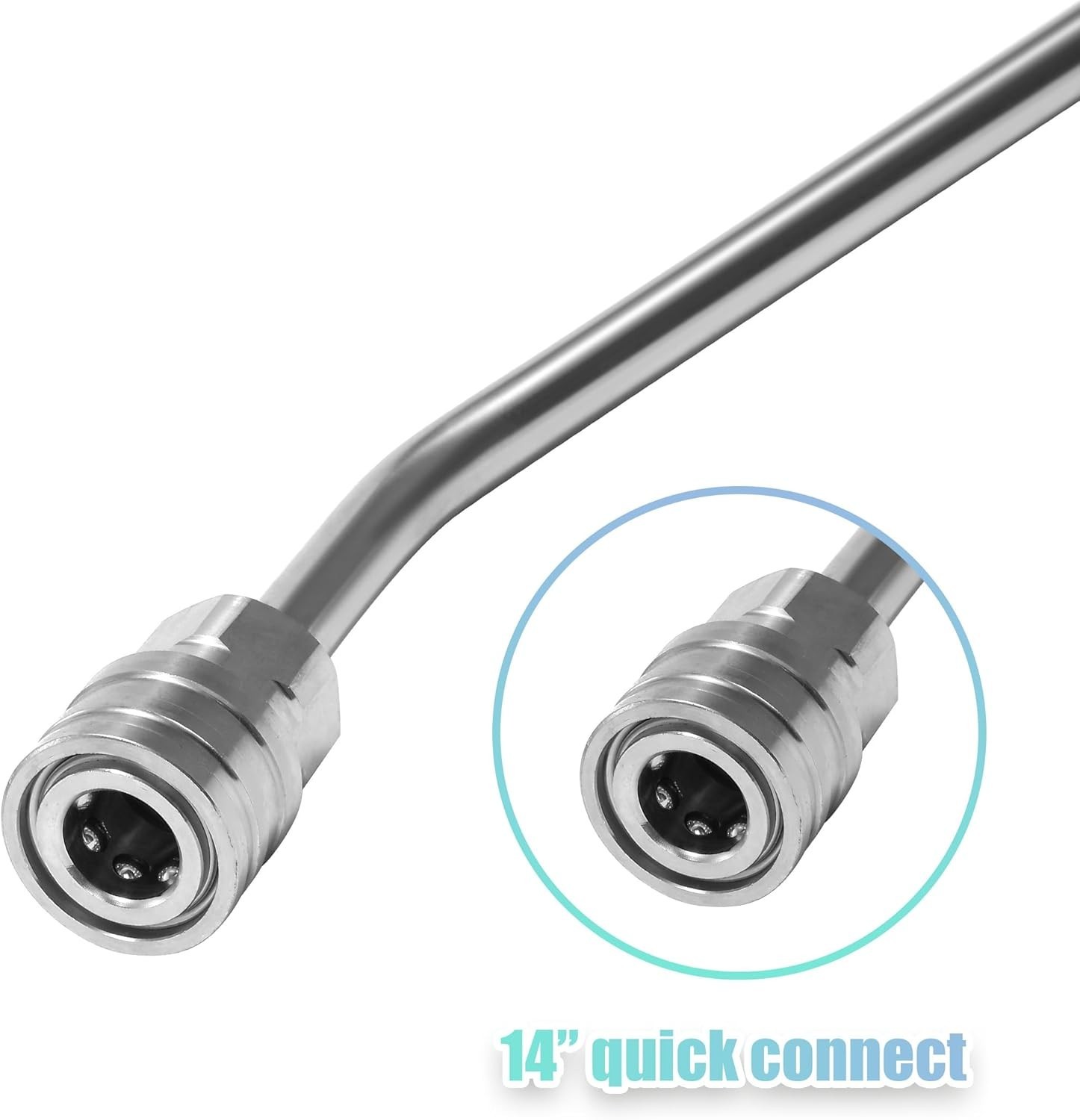 Durable Brass and Stainless Steel Pressure Washer Wand with 4000 PSI Capability