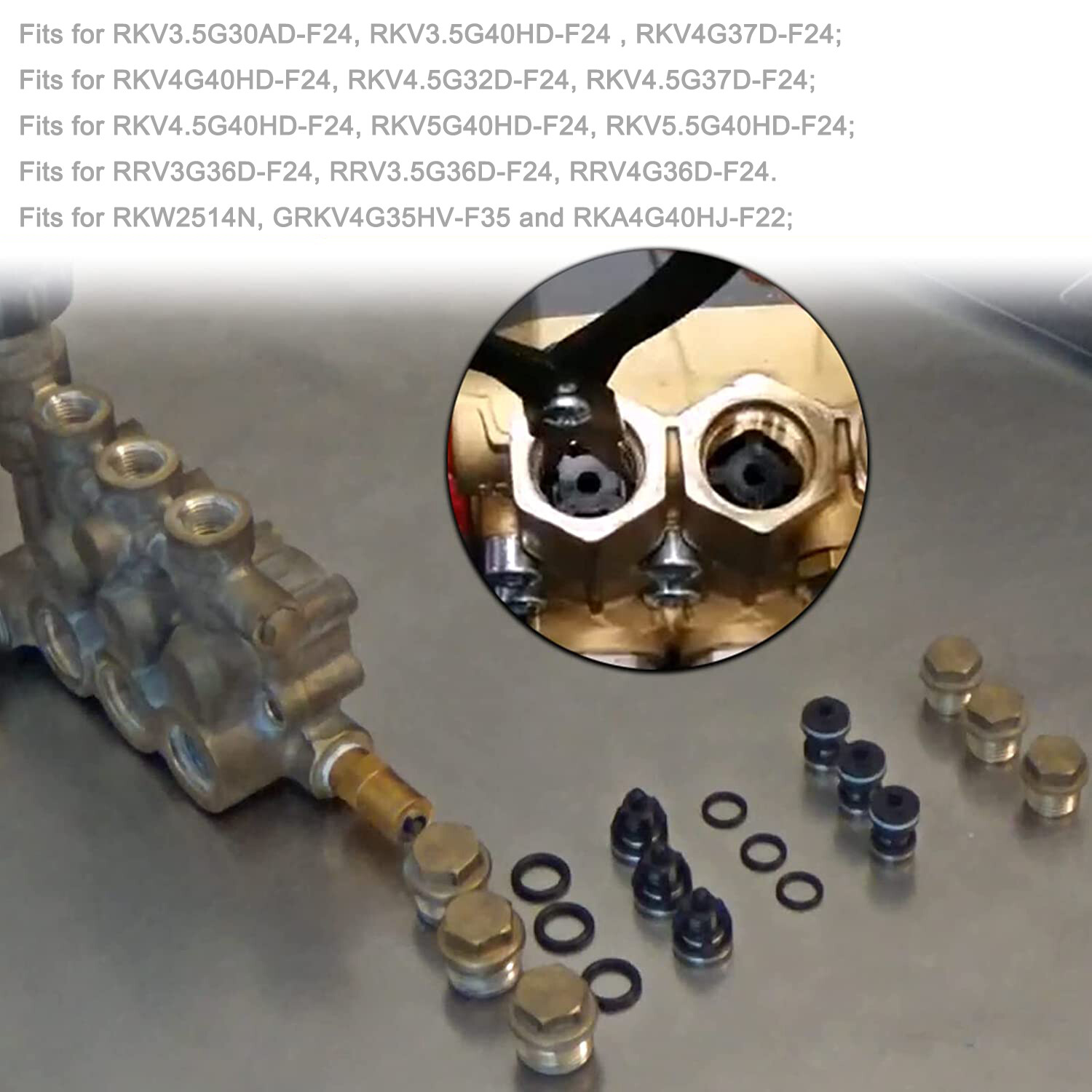 AR1828 Check Valve Kit & AR1857 Pressure Washer Packing Kit for 18mm Pumps AR XR
