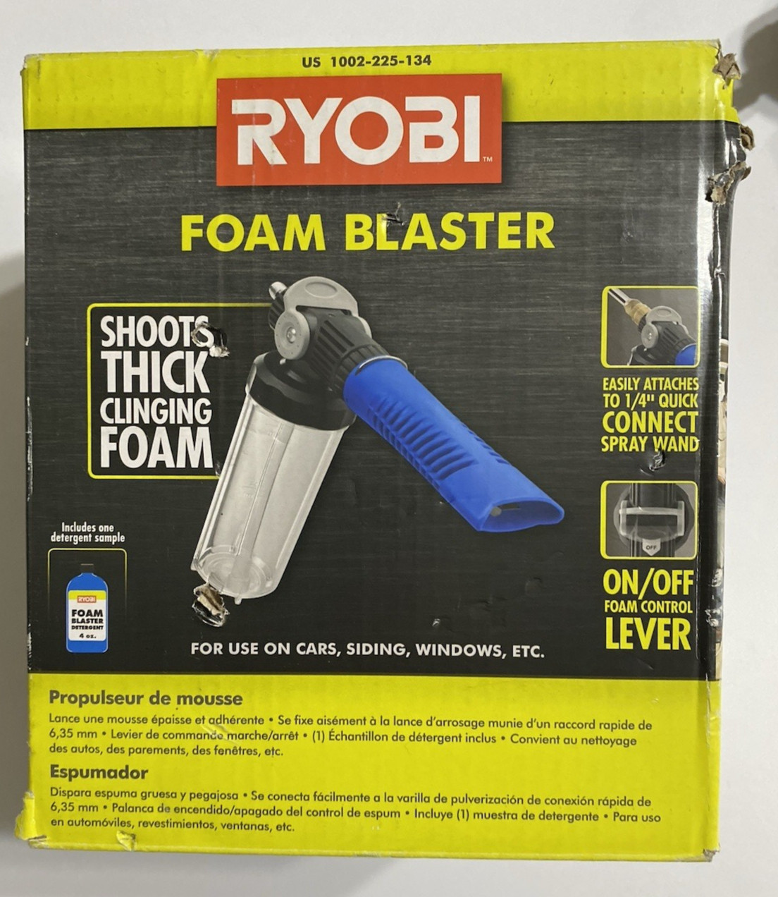 RYOBI Foam Blaster Attachment for Pressure Washers.