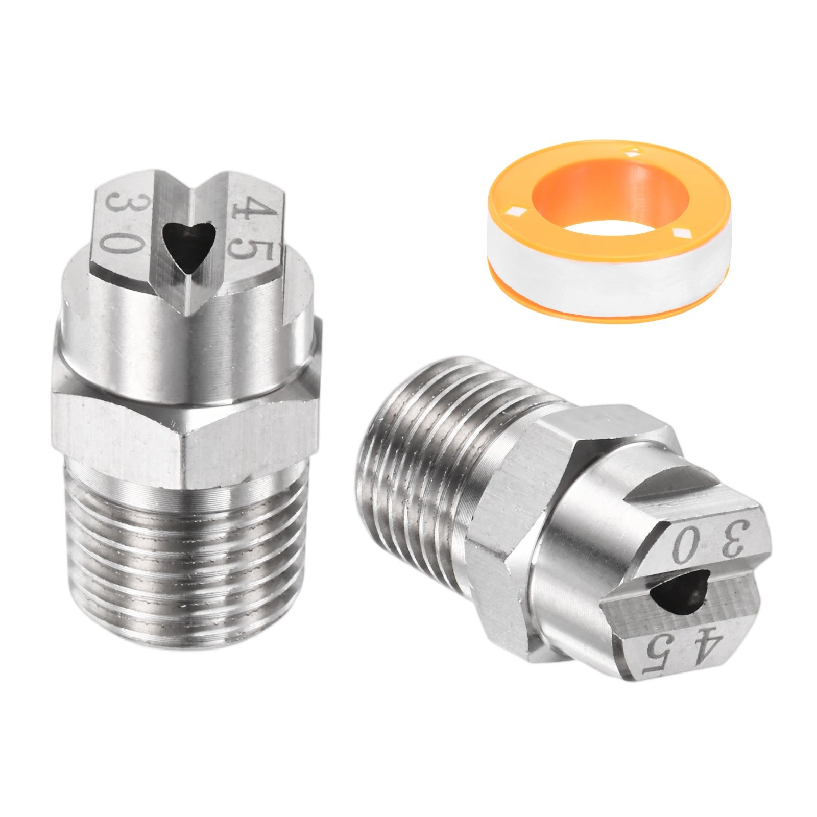 1/4″BSP 45° Flat Fan Spray Tip [3PCS] – Pressure Washer Nozzles [3.6MM]