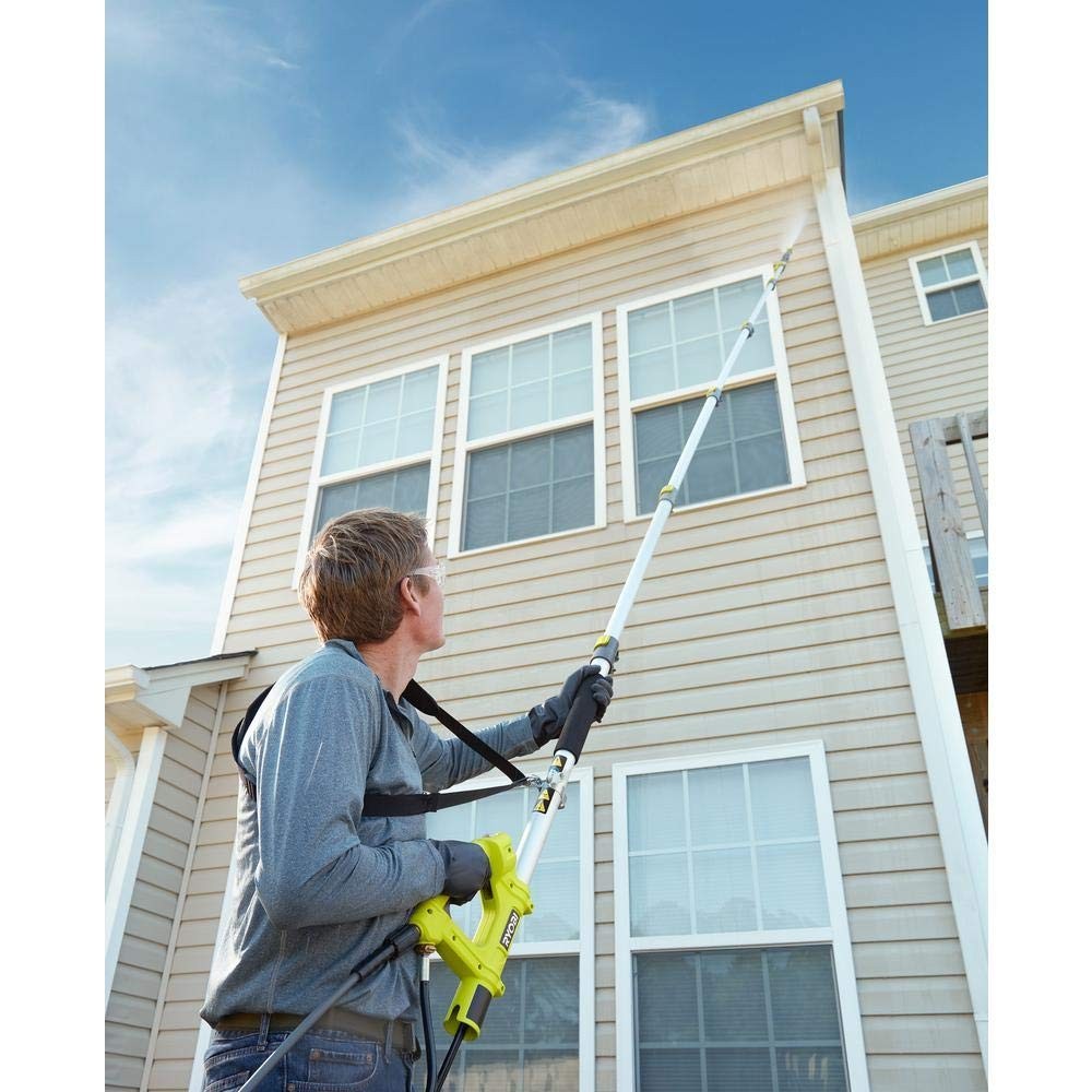 18FT Extension Pole with Brush for Pressure Washer – High Reach Cleaning Tool