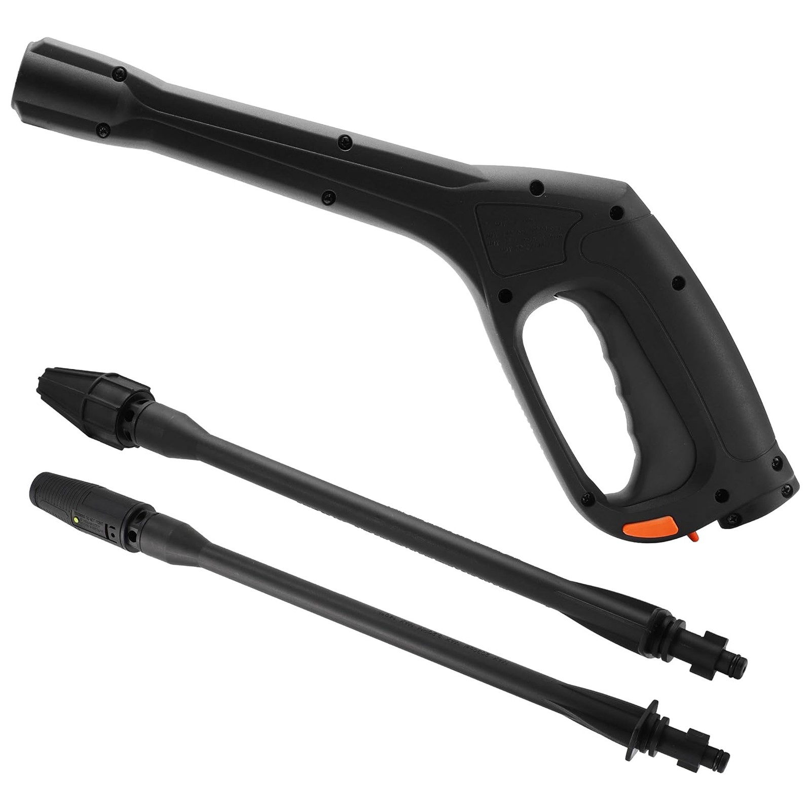 High-Pressure Washer Gun Kit w/ Nozzle Wand, Locking Hose Design&Safety Trigger