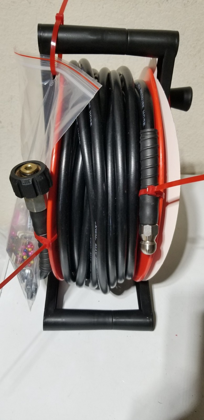 Already Assembled – Sewer Jetter Kit for Pressure Washer 100Ft 1/4 In