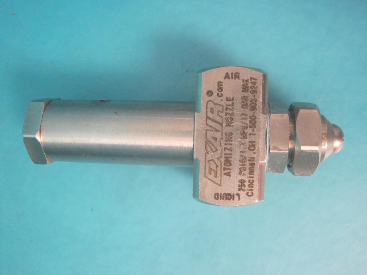 EXAIR Atomizing Spray Nozzle: Pressure, Low, 1 to 3.8 gph, 8″ Diameter No Drip