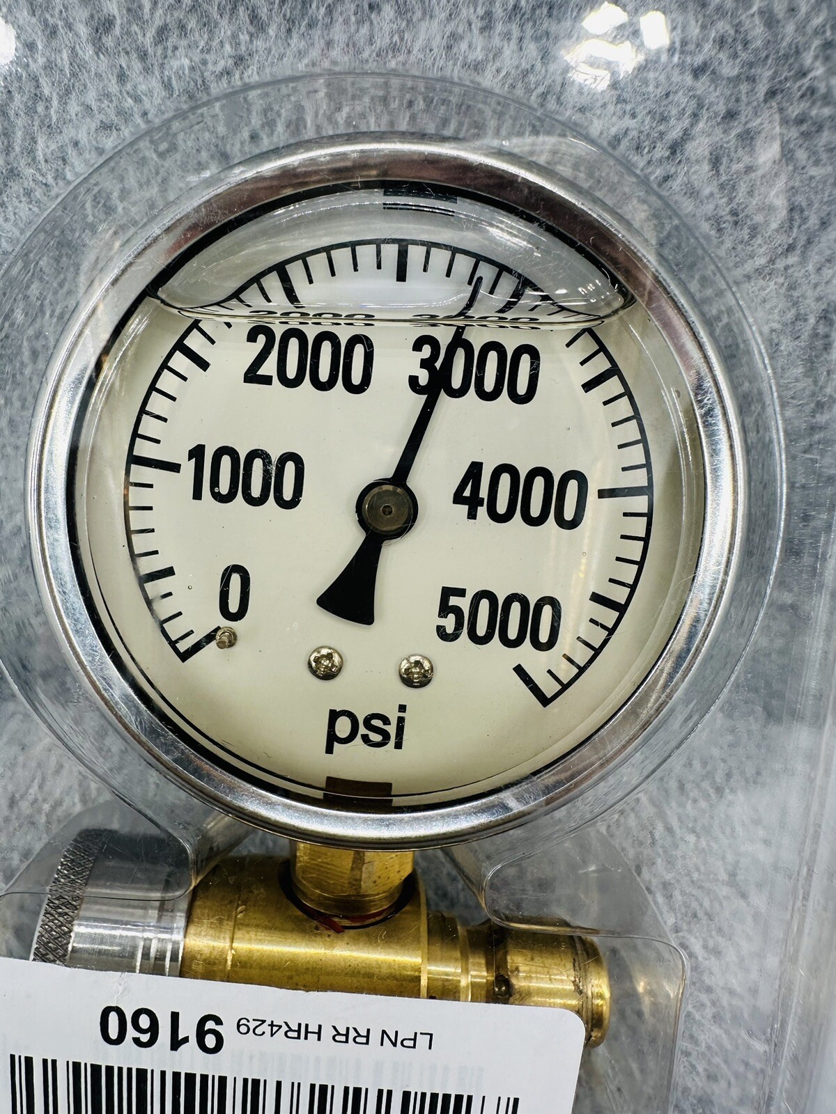 PRESSURE WASHER – Pressure Gauge 5000 PSI 3/8 in GC