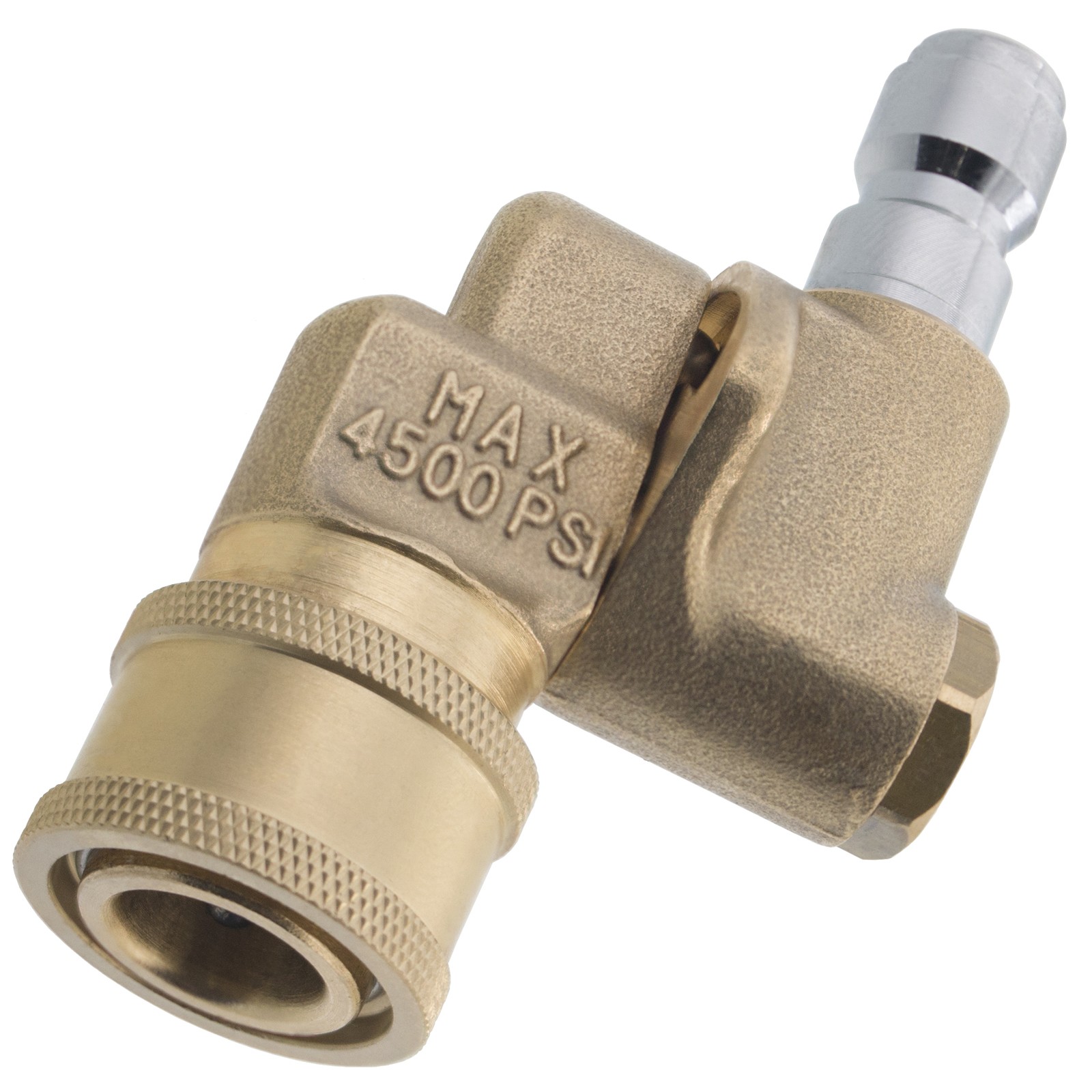Erie Tools Pressure Washer Pivoting 1/4″ Quick Connect Coupler 4500 PSI