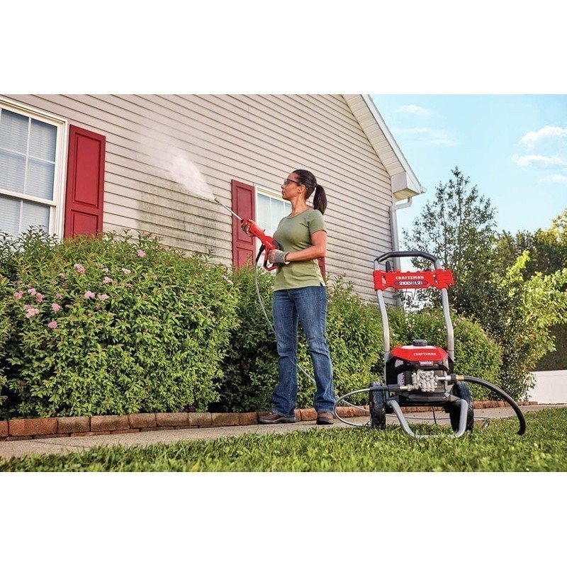 Powerful 2100 PSI Electric Pressure Washer W/ Integrated Soap Tank 25ft Hose New