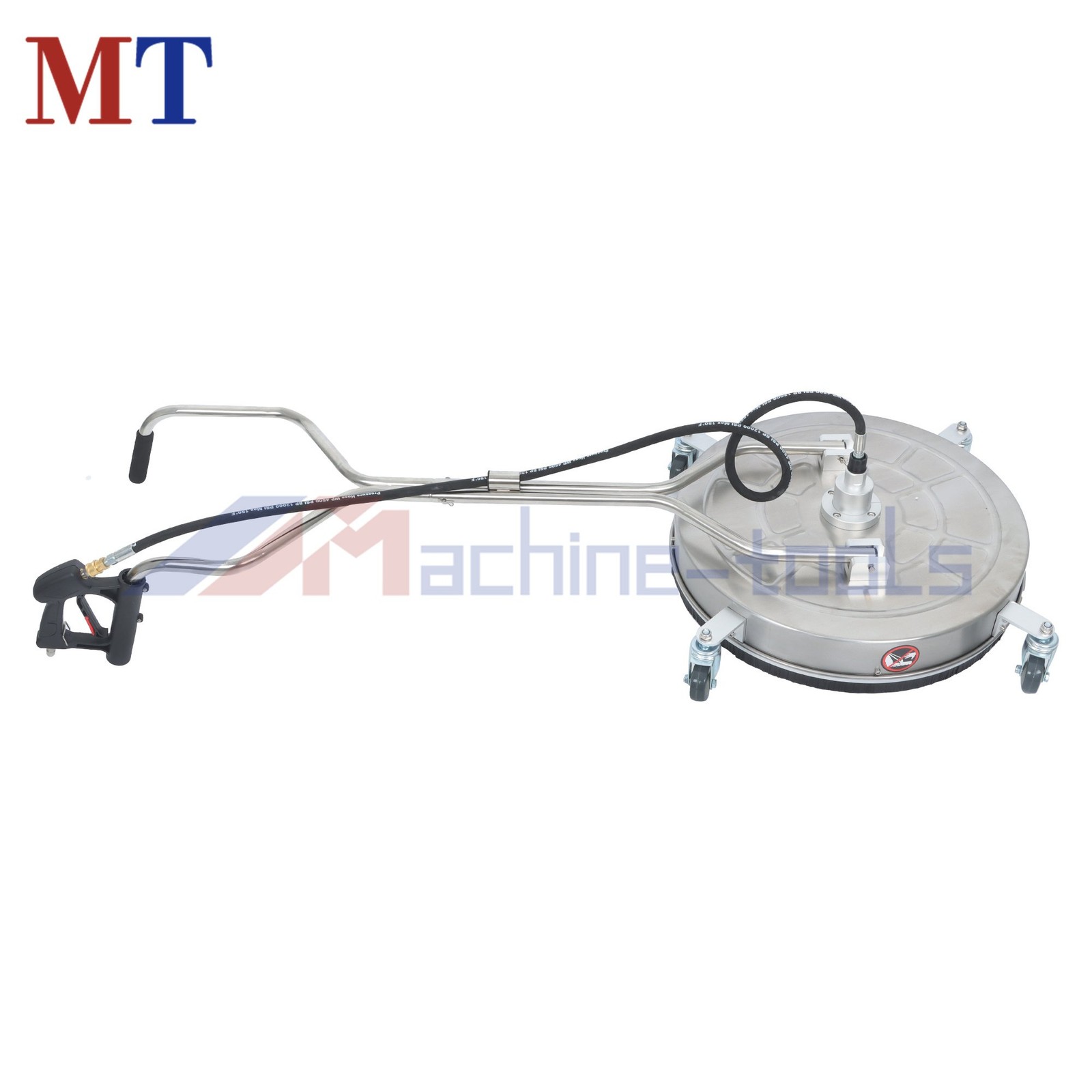 24Inch Pressure Washer Surface Cleaner w/ Handles & Wheels Quick Connect