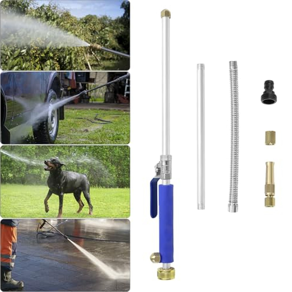 Lightweight High Pressure Nozzle Wand for Easy Handling During Outdoor Cleaning