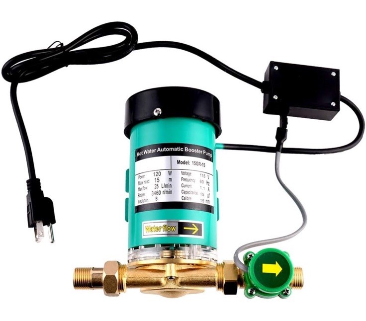 Pressure Pumps 115V/60Hz 3/4 inch Outlet 120W Water Pressure Booster Pump W/