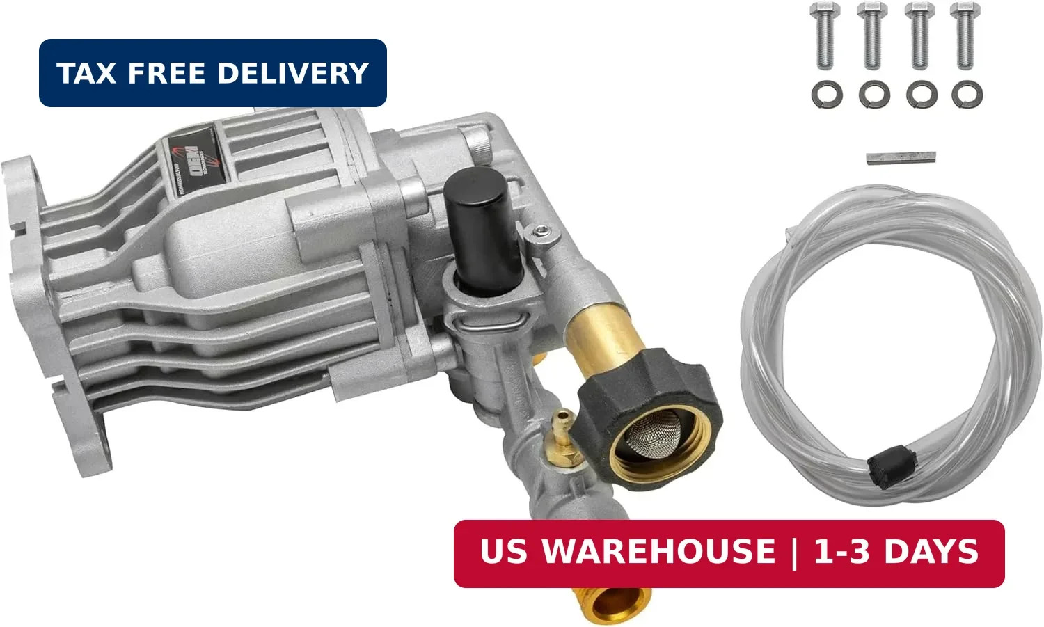 OEM Technologies 3300 PSI 2.4 GPM Replacement Pressure Washer Pump Kit, Horizont