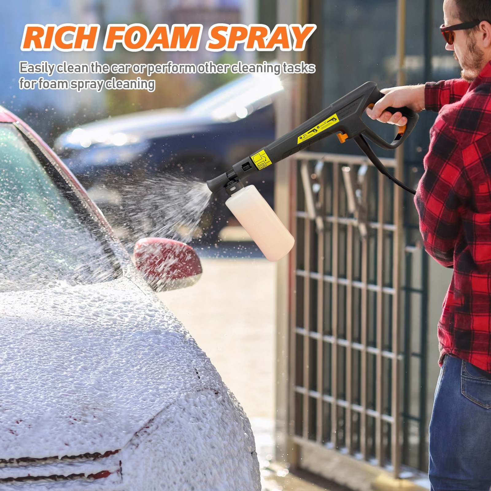 4200PSI 2.0GPM Electric Pressure Washer Portable Electric Power Cleaner Machine