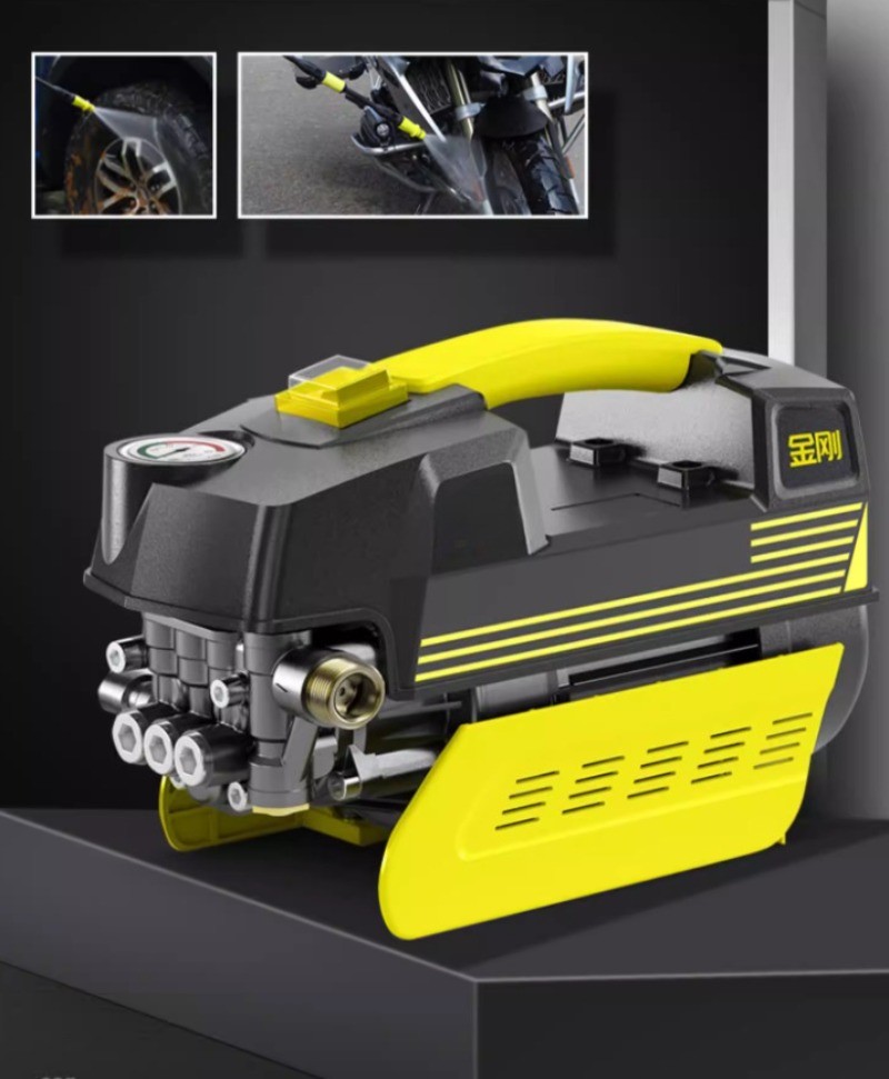 High-pressure Car Wash Machine, High-powered Portable Water Pump for Home Use