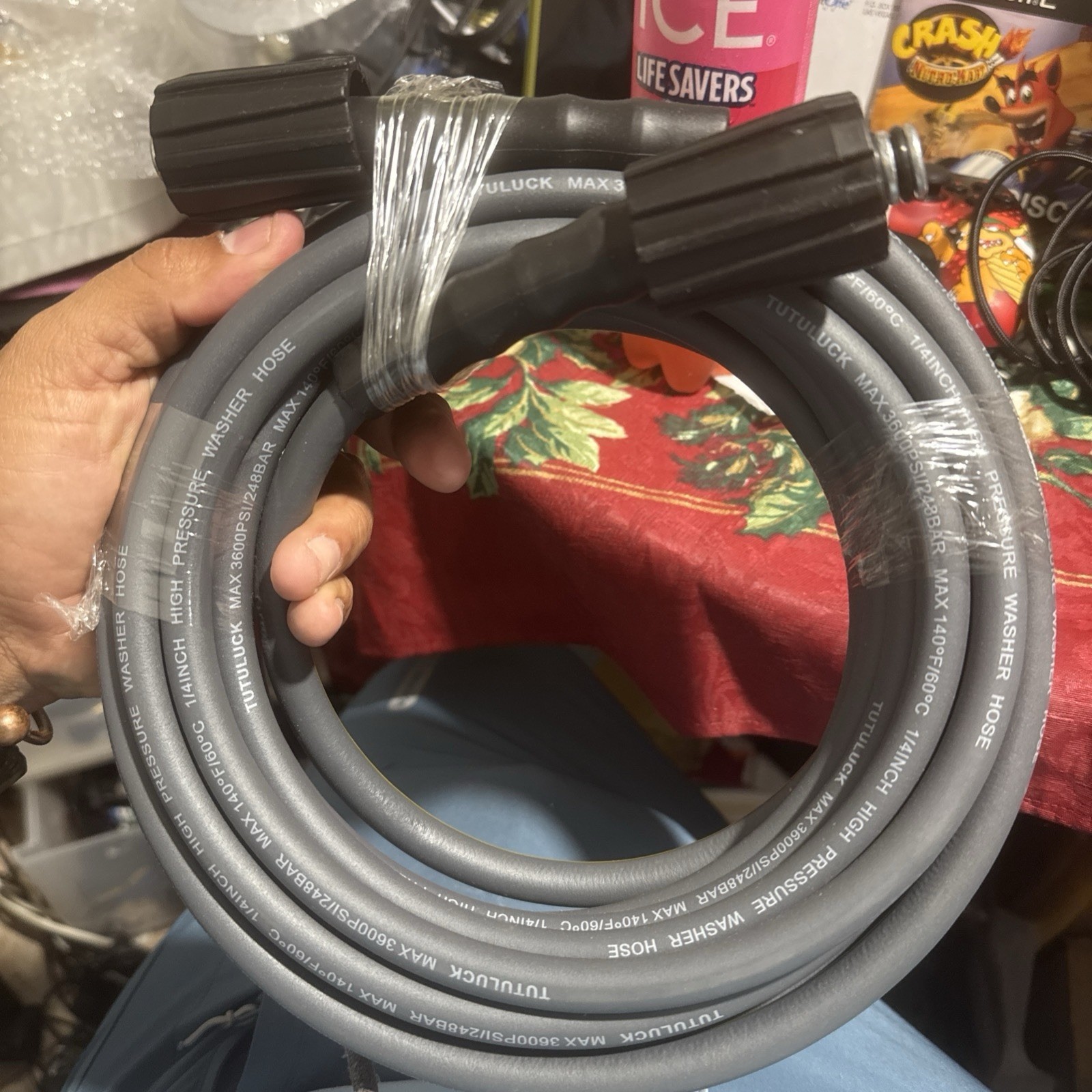 OEM Sun Joe SPX3000-33 Replacement Pressure Washer Hose – SPX3000 Series – 20 ft