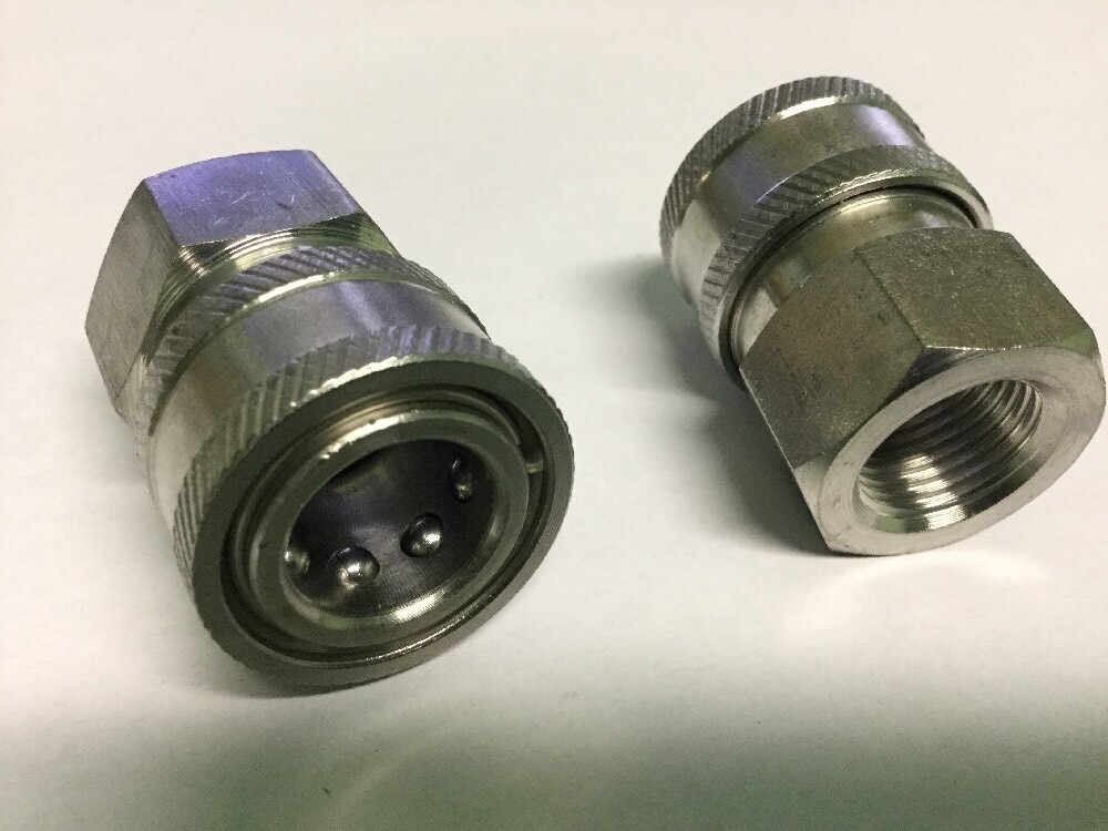 2- Power Pressure Washer 3/8″ FPT Quick Connect Socket 4000 PSI Stainless Steel