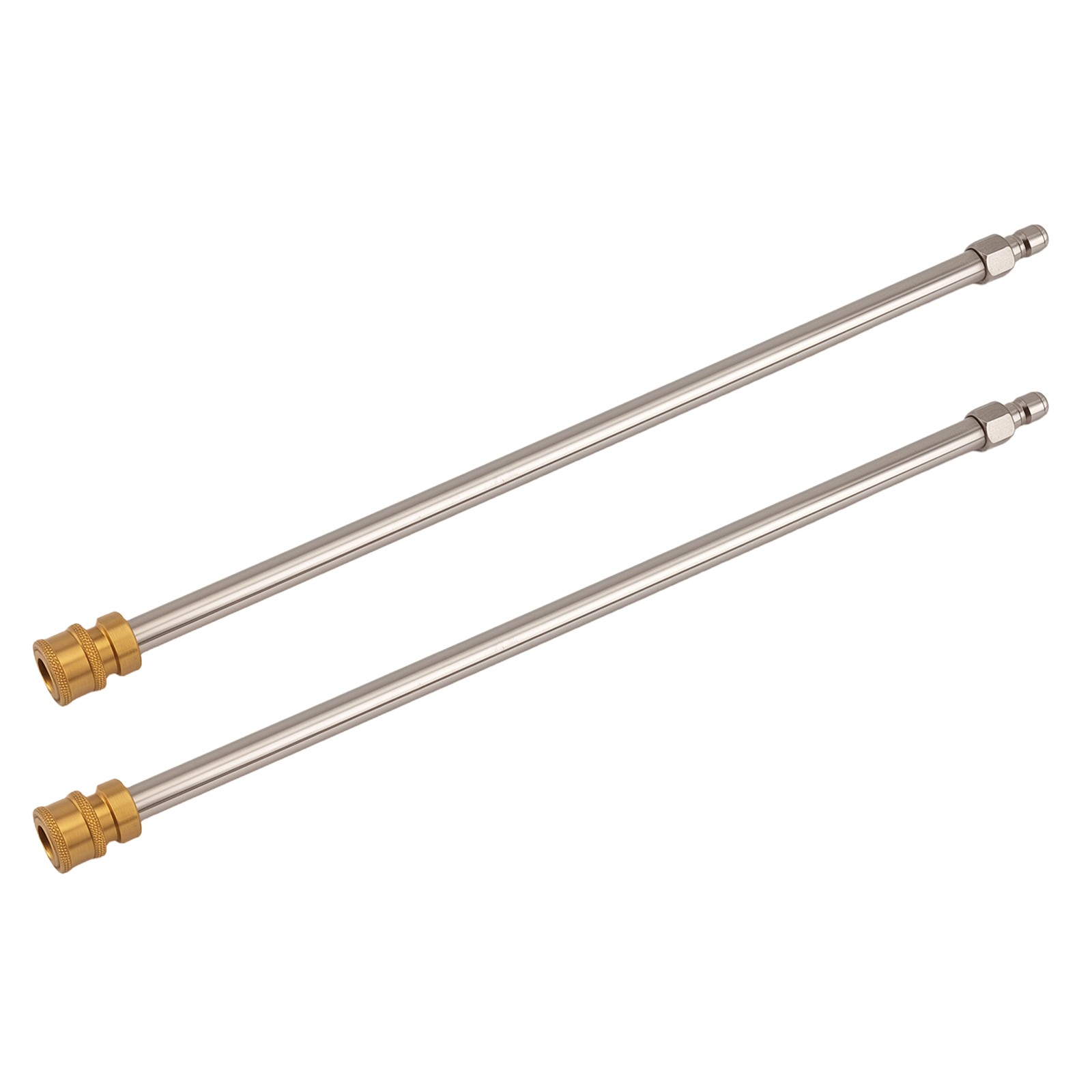 16 Inch Pressure Washer Spray Lance for Surface Cleaner 4000PSI Steel Kit 2PCS