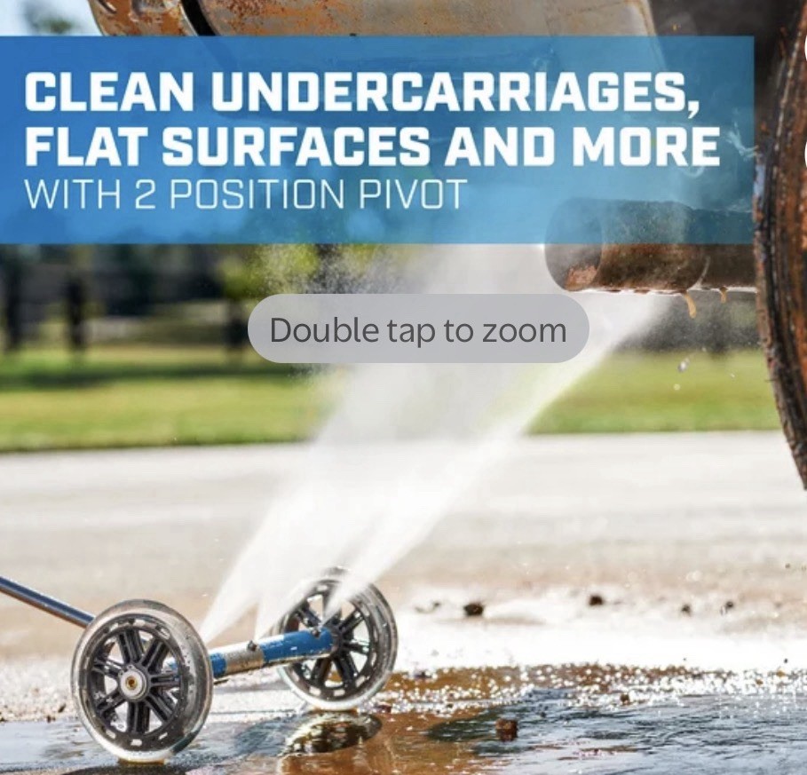 HART 11 ” Inch Water Broom Undercarriage Surface Cleaner Pressure Washer 3300psi