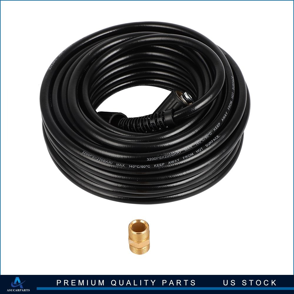 100FT 3200PSI Replacement High Power Pressure Washer Hose 3/8″ M22-14MM