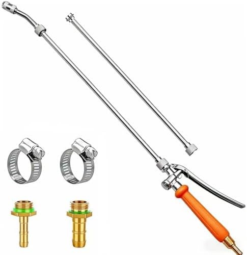 44 Inches All Metal Replacement Sprayer Wand,1/4″ & 3/8″ Brass Barb Sprayer Wand
