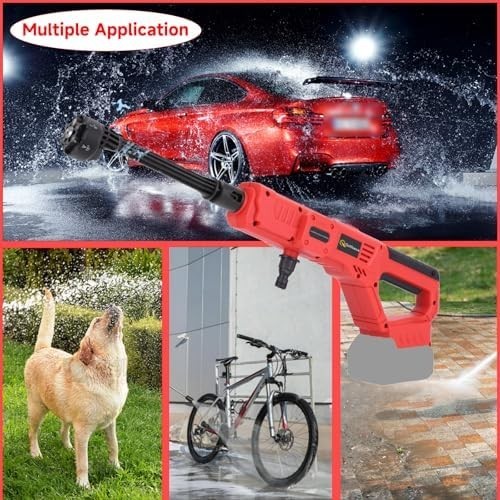 Cordless Pressure Washer for Milwaukee M18 Battery, Portable Cordless Power Wash