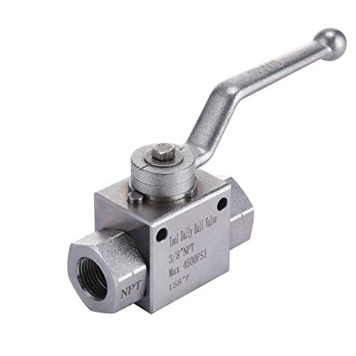 High Pressure Washer Ball Valve Kit, 3/8 Inch Quick A：3/8 inch Quick Connect