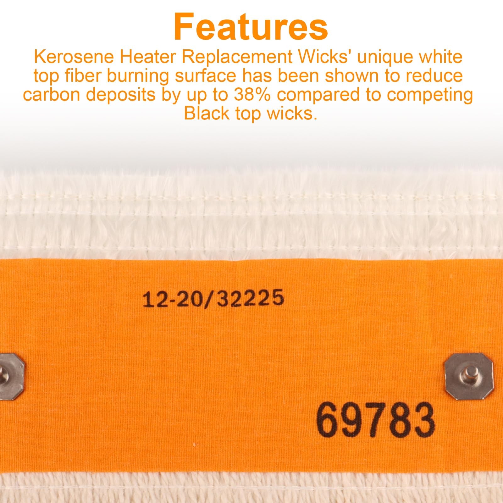 32225 Kerosene Heater Replacement Wicks for Kero World KW-24C, Also 2 Pcs