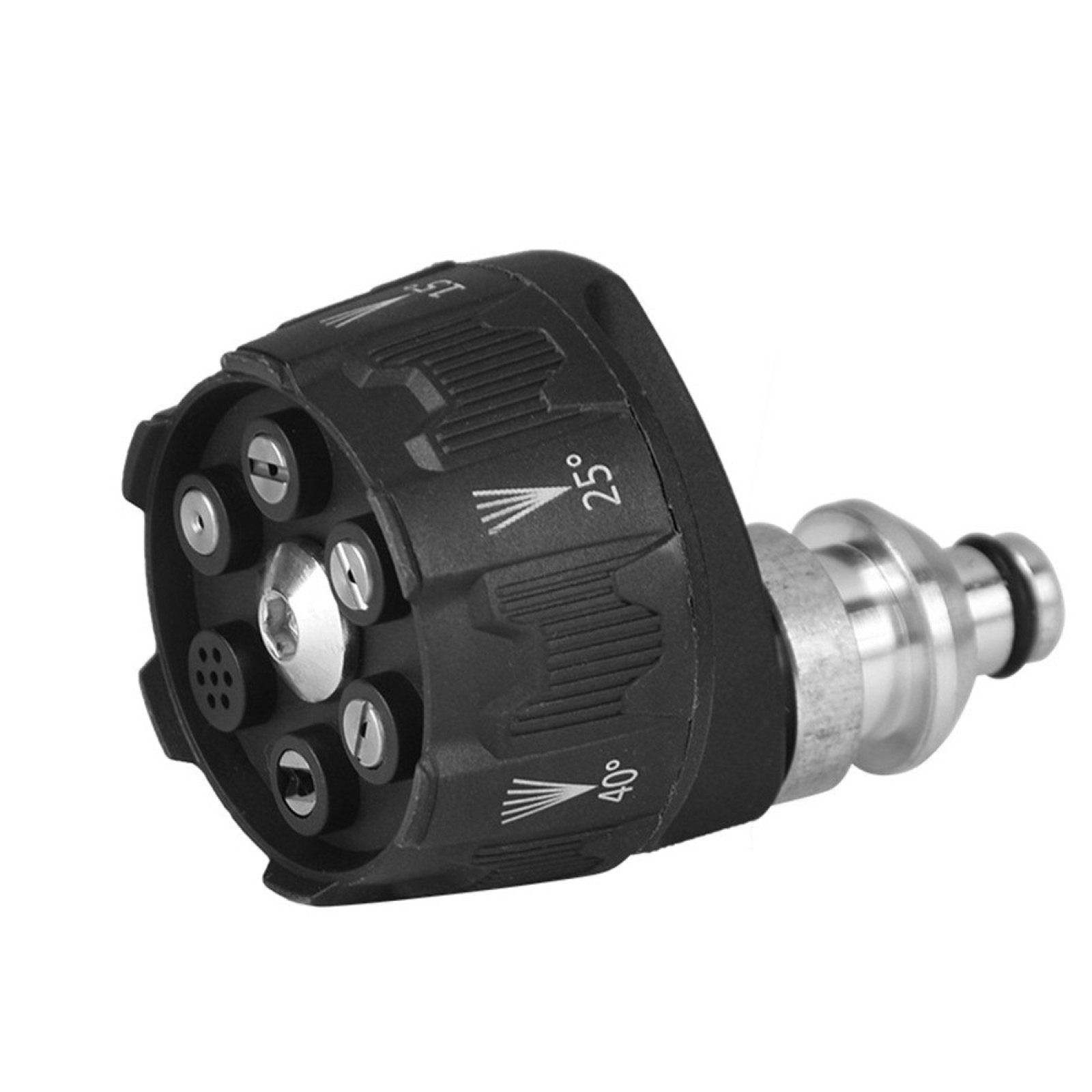 6 In 1 Spray Nozzle Pressure Washer Nozzle Tip Adjustable For Garden Cleaning B