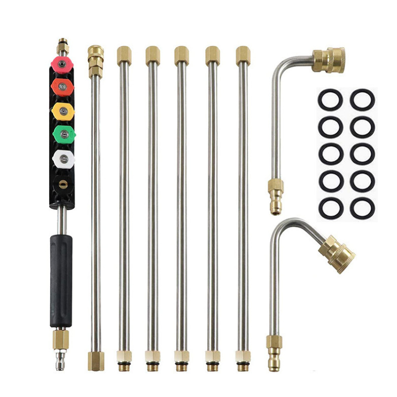 4000PSI Pressure Washer Extension Wand Power Lance Spray Gun Nozzle 1/4″ Connect