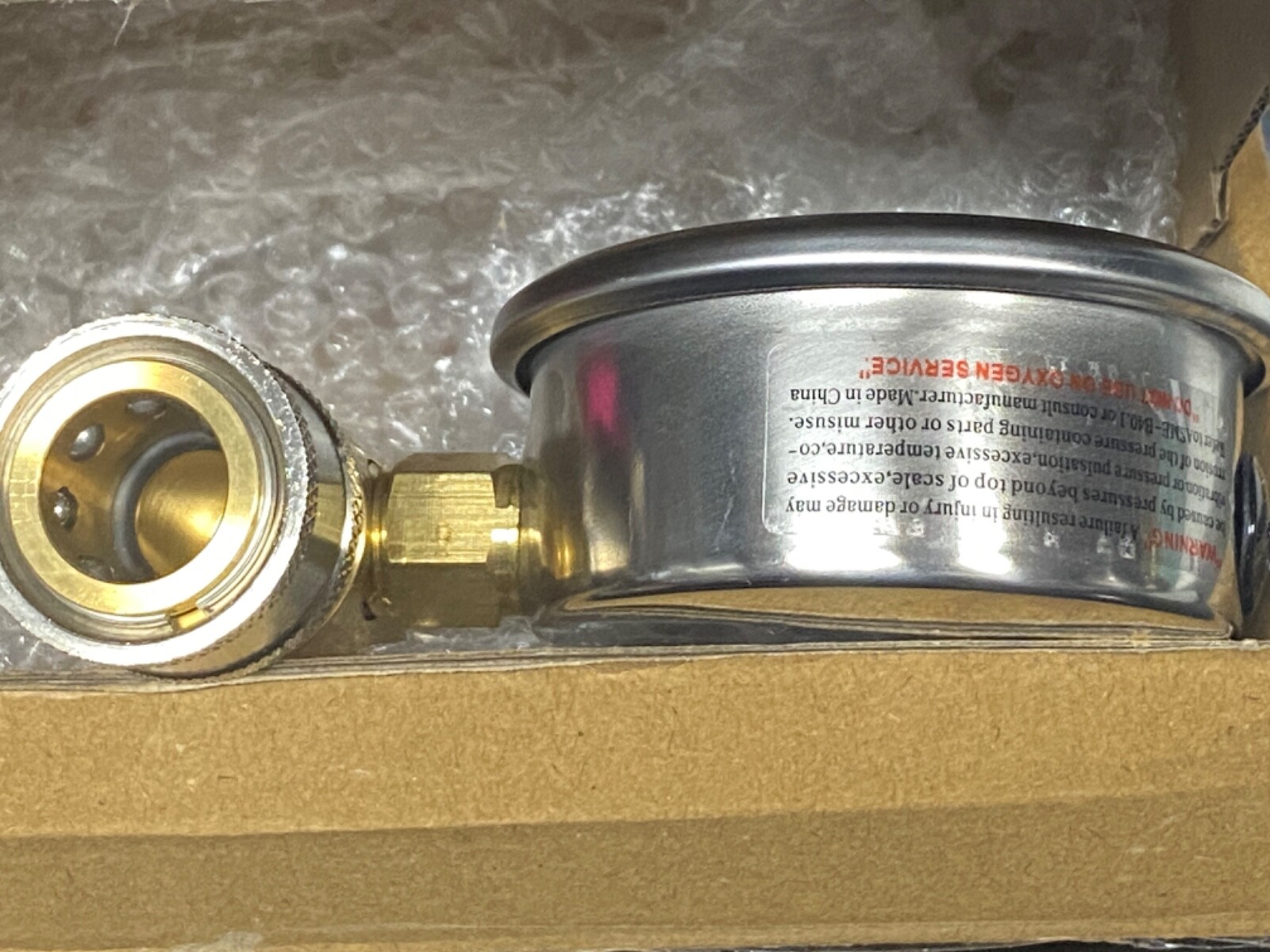 Pressure Washer Gauge Kit, Quick Connect, 6000 PSI