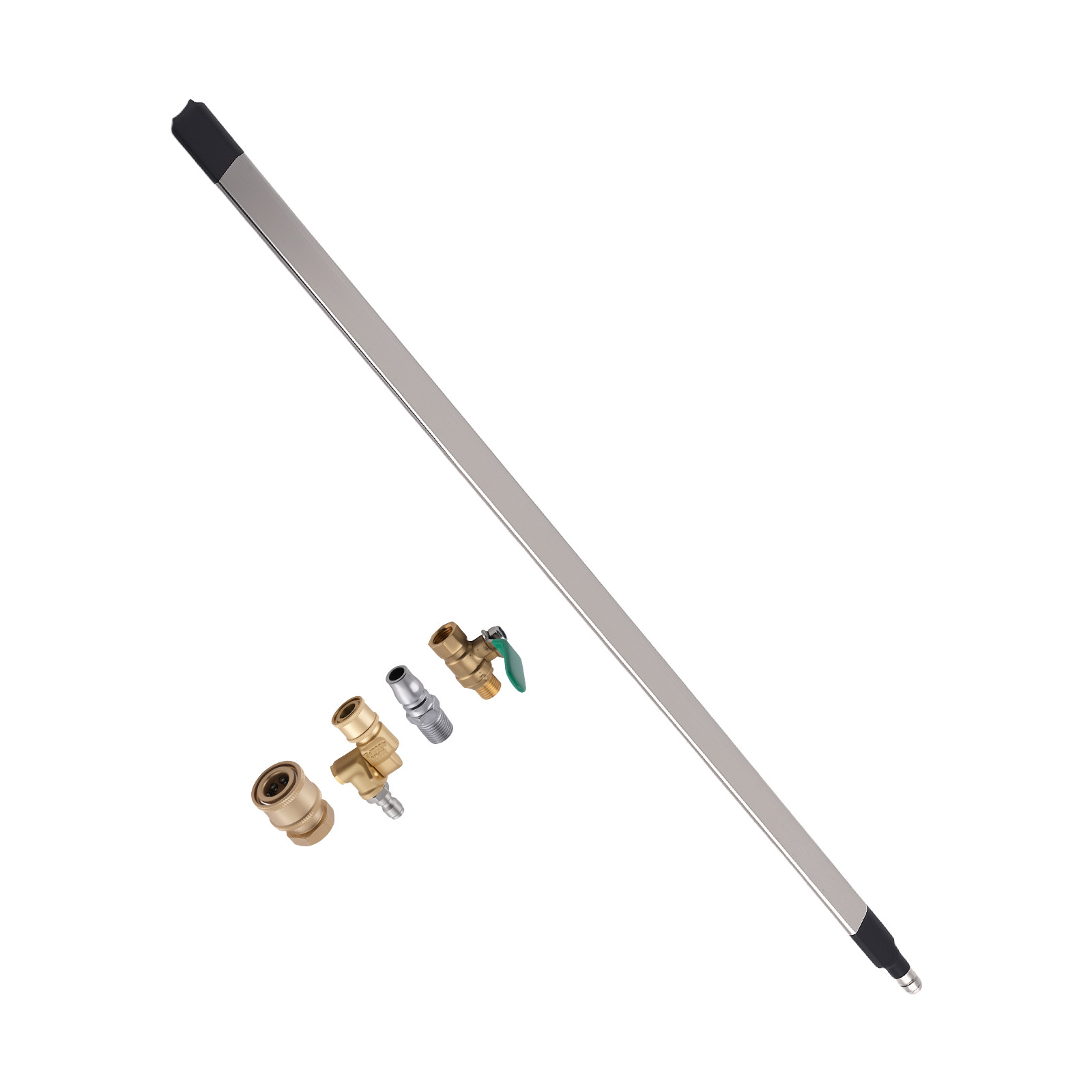 24″ Radiator Cleaning Wand High Pressure Washer Stainless Steel Tool 25° Nozzle