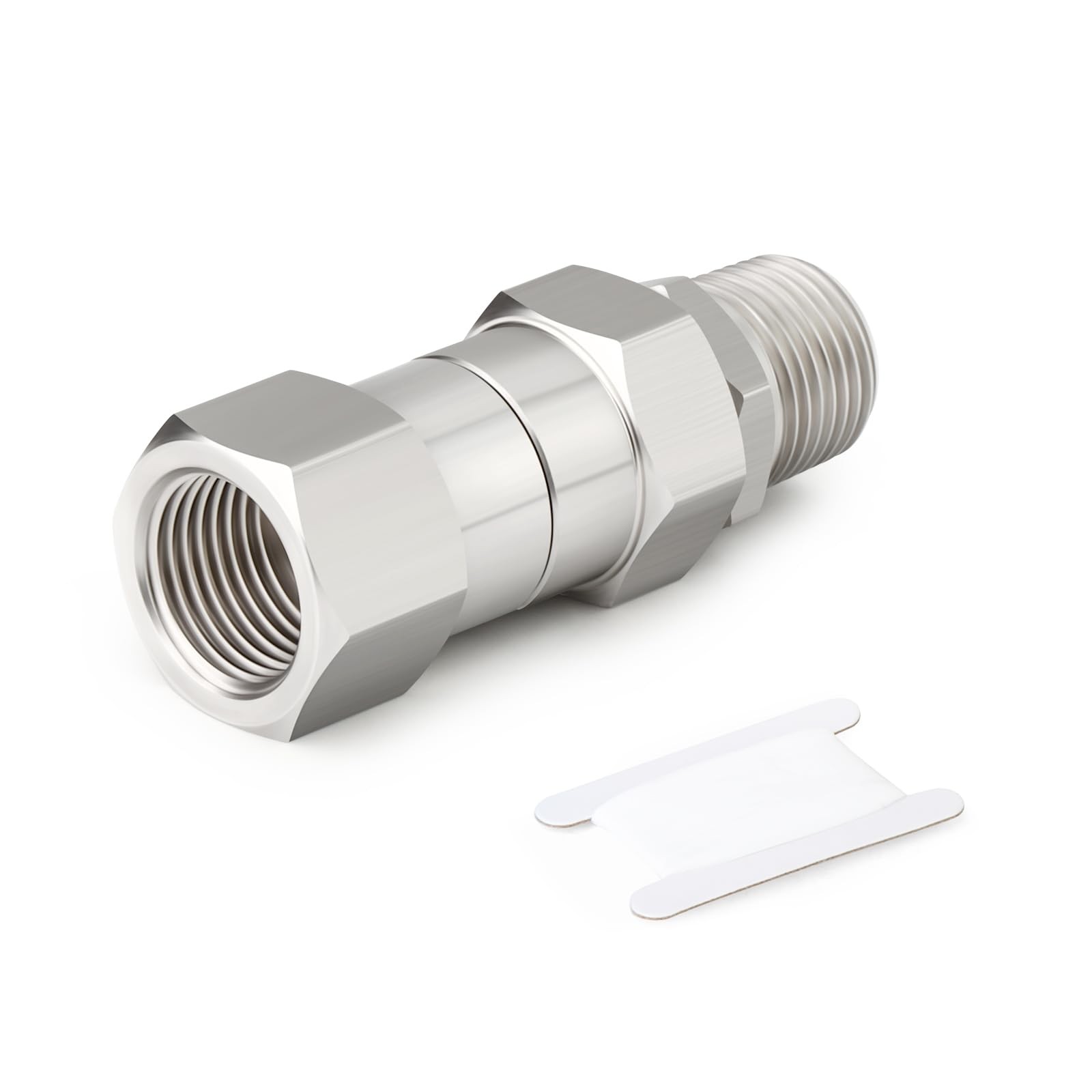 1Pc 3/8” NPT High Pressure Washer Swivel Fitting, Stainless Steel 360 Degree …