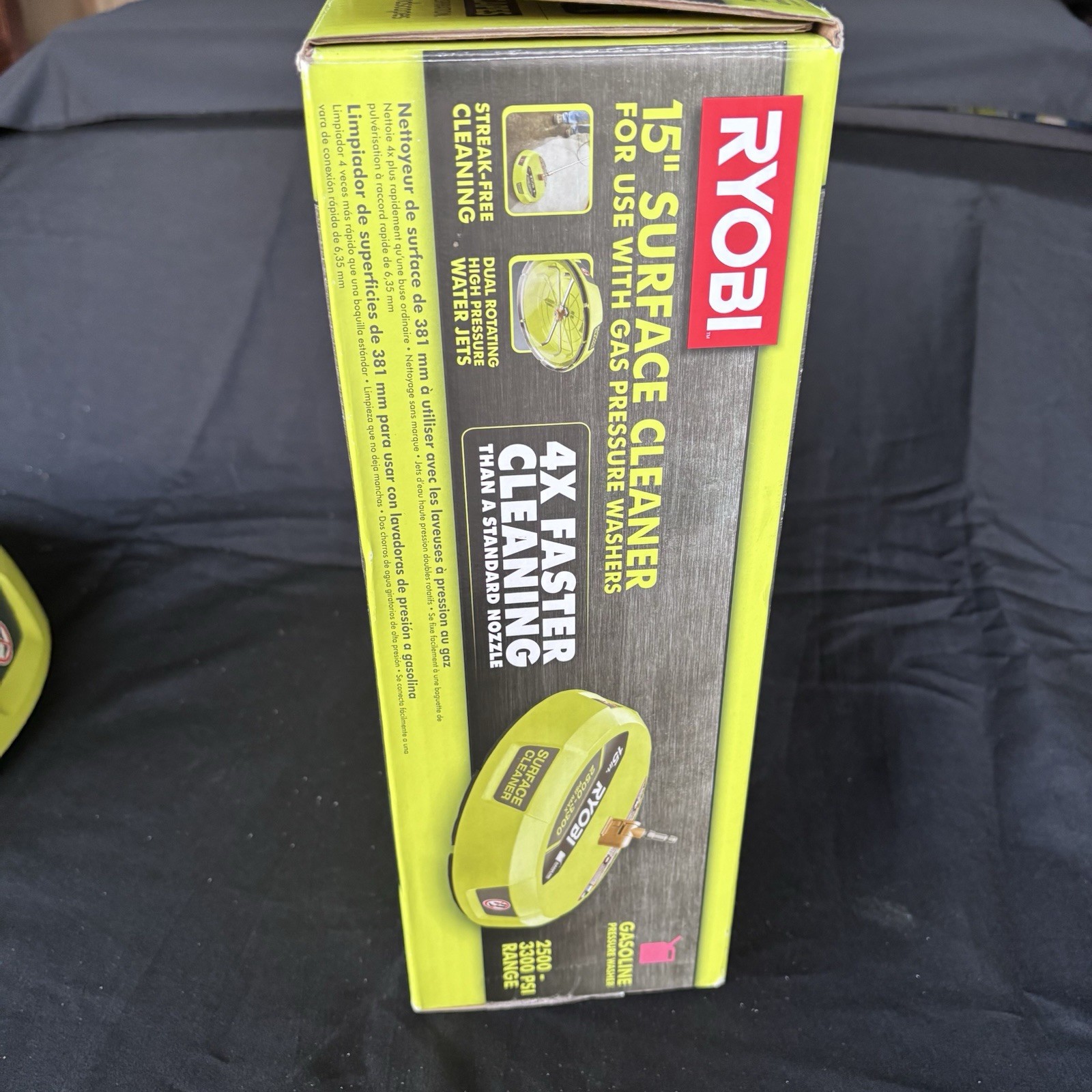 Ryobi RY31SC01 15 in. 3300 PSI Surface Cleaner for Gas Pressure Washer