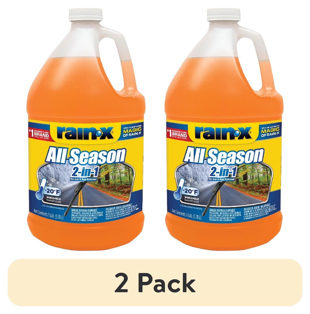 (2 pack) 20F 2-In-1 All-Season Washer Fluid