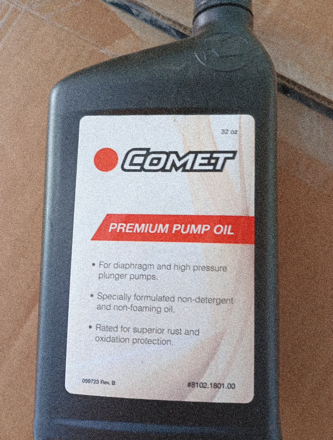 6 Quarts Comet Pump Oil